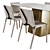 Koln + 1085 Edition: Elegant Dining Set 3D model small image 2