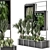 Indoor Garden Bush & Tree Set 3D model small image 1