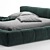 Modern Italian Design: Saba Pixel Bed 3D model small image 3