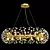 Elegant Monte Carlo Crystal Pendant 3D model small image 1