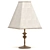 Sleek and Modern Bedside Lamp 3D model small image 3