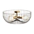 Lussole Loft Brooks Chandelier 3D model small image 1