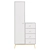 Sleek Wardrobe with Smart Design 3D model small image 1