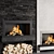 Modern Fireplace Design 3D model small image 2