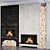Modern Fireplace Design 3D model small image 3