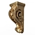 Elegant Carved Corbel: Exquisite 3D Model 3D model small image 11