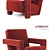 Contemporary Utrecht Armchair: Sleek Design by Cassina 3D model small image 5