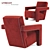 Contemporary Utrecht Armchair: Sleek Design by Cassina 3D model small image 9