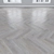 Oak Parquet Flooring: Linear, Chevron, Herringbone 3D model small image 3