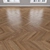 Premium Oak Parquet Flooring 3D model small image 4