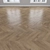 Oak Parquet Flooring Collection 3D model small image 4