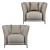 Modern Cosmo Armchair: Stylish, Comfy, and Versatile 3D model small image 3