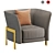 Modern Cosmo Armchair: Stylish, Comfy, and Versatile 3D model small image 9