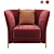 Modern Cosmo Armchair: Stylish, Comfy, and Versatile 3D model small image 10