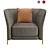 Modern Cosmo Armchair: Stylish, Comfy, and Versatile 3D model small image 11