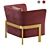 Modern Cosmo Armchair: Stylish, Comfy, and Versatile 3D model small image 12