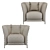 Modern Cosmo Armchair: Stylish, Comfy, and Versatile 3D model small image 15