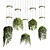 VIBIA Palma Pendant: Stylish Plant Light 3D model small image 1