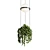 VIBIA Palma Pendant: Stylish Plant Light 3D model small image 5