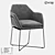 LoftDesigne Armchair 3999: Sleek and Stylish 3D model small image 1