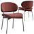 LUZ Armless Chair: Sleek and Stylish 3D model small image 2