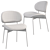 LUZ Armless Chair: Sleek and Stylish 3D model small image 5