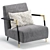 Sophisticated Armchair for any Interior 3D model small image 3