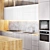Sleek Kitchen02 - Modern, Spacious Design 3D model small image 2