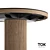 Versatile Extendable Table with Elegant Velvet Finish 3D model small image 2