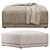 Amelia Soft Ottoman: Stylish Comfort for Your Home 3D model small image 2