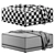 Amelia Soft Ottoman: Stylish Comfort for Your Home 3D model small image 4