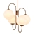 Luxury Gold Chandelier: Eziz Gold 4-Light 3D model small image 1