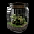 Exquisite Terrarium Plant Assortment 3D model small image 3