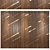 Modern Wooden Wall Panel 060 3D model small image 1