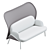 MDD MESH High-back Sofa: Stylish Comfort 3D model small image 2