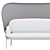 MDD MESH High-back Sofa: Stylish Comfort 3D model small image 5