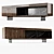 Boteco Oak Sideboard with Sahara Noir Marble 3D model small image 3