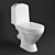 Luxurious Classic Toilet: Downloadable, High-Quality 3D model small image 1