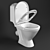 Luxurious Classic Toilet: Downloadable, High-Quality 3D model small image 2