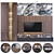 Sleek TV Wall Unit - 24 Inches 3D model small image 2