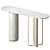 Marble-Textured Francis Console 3D model small image 2