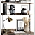 Luxury Wardrobe Display Cabinet 3D model small image 2