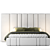 Contemporary Vibieffe Italo Bed 3D model small image 2