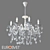 Elegant OM Crystal Pendant Chandelier 3D model small image 1