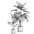 Botanical Oasis: Precisely Crafted Plants 3D model small image 5