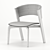 Elegant Lisbona Armchair: Stylish and Comfortable 3D model small image 5