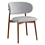 Elegant Wood Chair: Oleandro 3D model small image 1