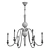 Elegant Lightstar Chandelier 3D model small image 2