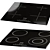 Bosch Induction Hobs Set 3D model small image 2