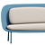 Modern Minimalist Netframe Sofa 3D model small image 5